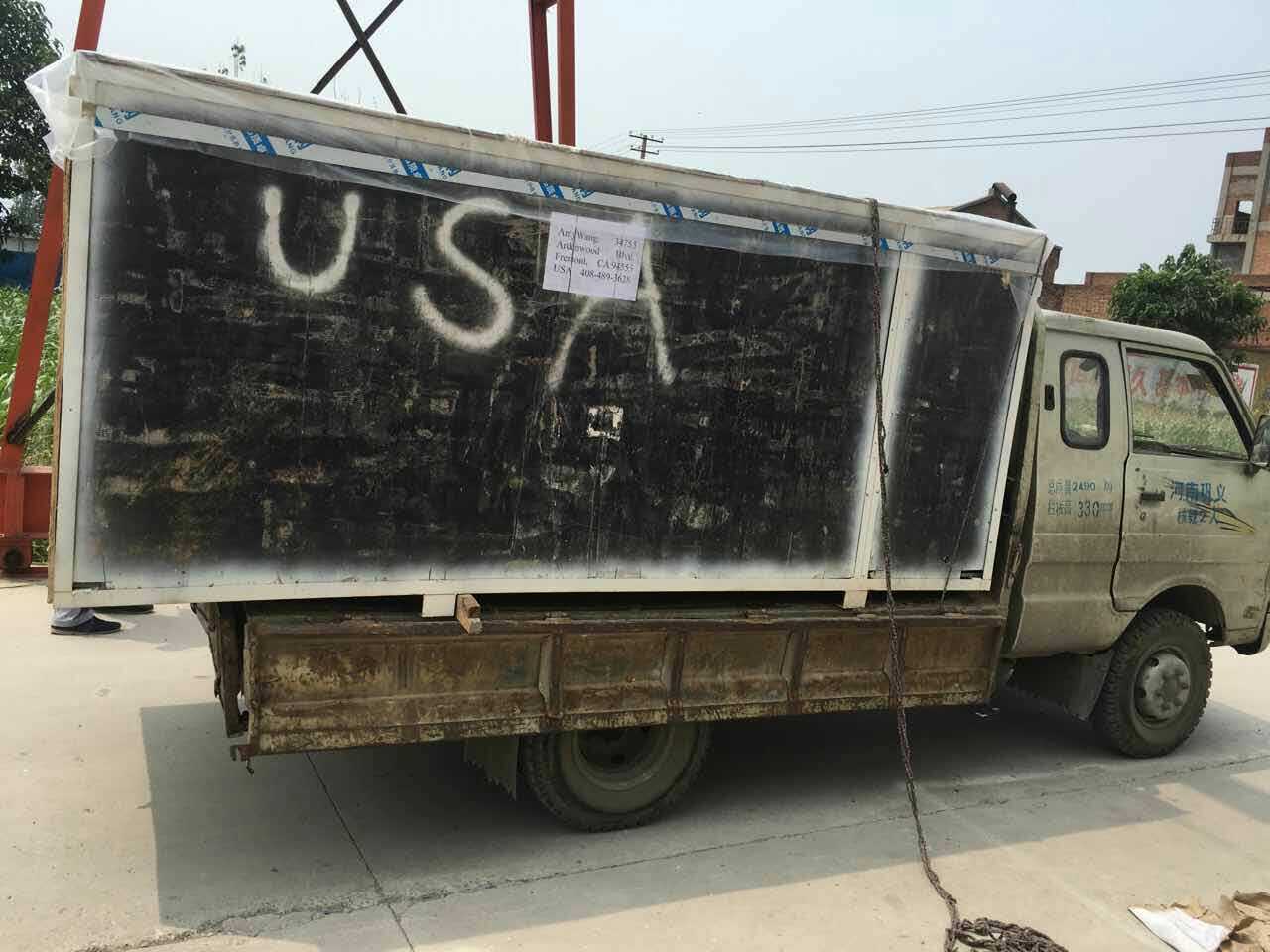 发往美国的设备